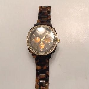 Michael Kors tortoise watch